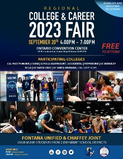 college career fair poster